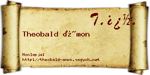 Theobald Ámon névjegykártya